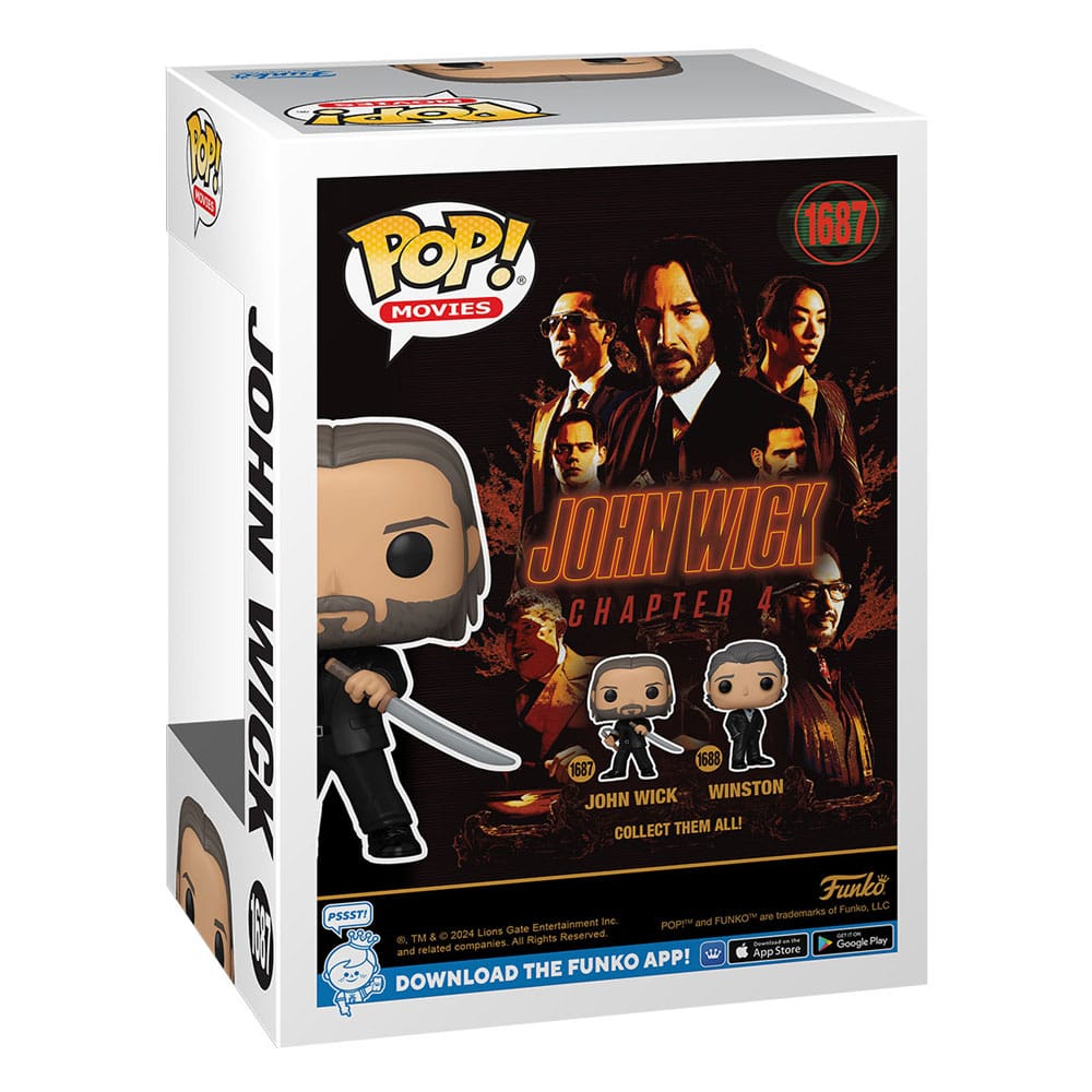 John Wick 4 POP! Movies Vinyl Figure John Wick 9 cm 0889698761031