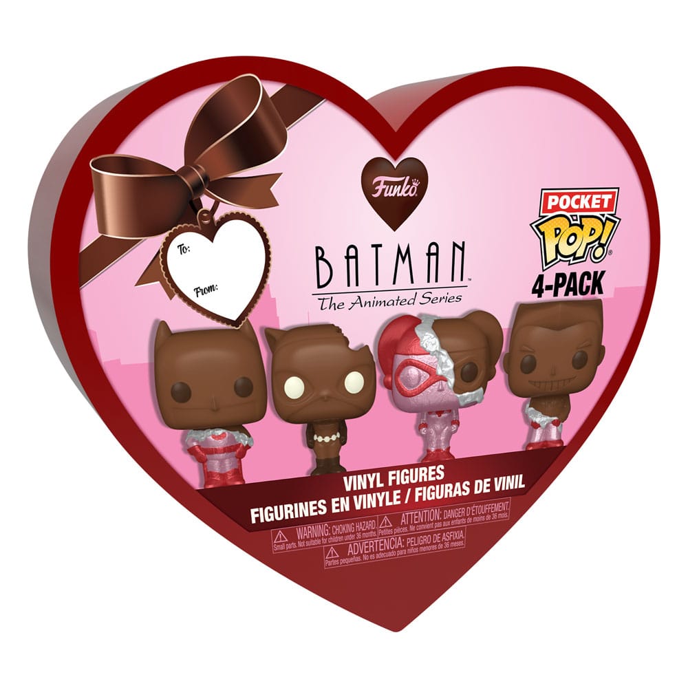 DC Valentines Pocket POP! Vinyl Figure 4-Pack Choc 4 cm 0889698762250