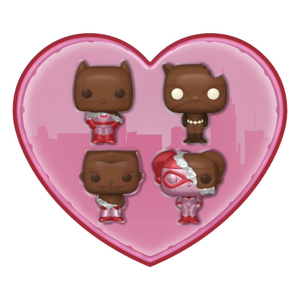 DC Valentines Pocket POP! Vinyl Figure 4-Pack Choc 4 cm 0889698762250