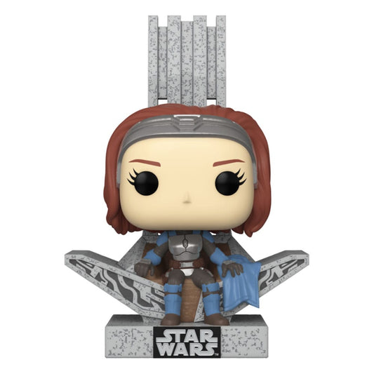 Star Wars: The Mandalorian POP! Deluxe Vinyl Figure Bo Katan w/Throne 9 cm 0889698765459