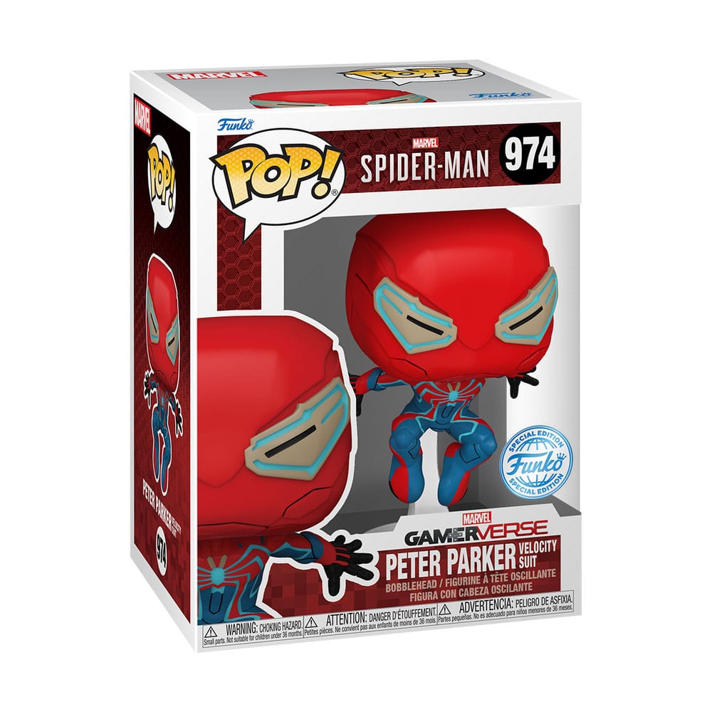 Spider-Man 2 POP! Games Vinyl Figure Velocity Suit Exclusive 9 cm 0889698766760