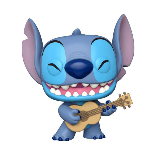 Lilo & Stitch Super Sized Jumbo POP! Games Vinyl Figure Stitch w/Uke 25 cm 0889698767866