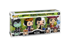 Disney Villains POP! Movies Vinyl Figure 4-Pack Villains (GW)(EMEA) 9 cm 0889698771290