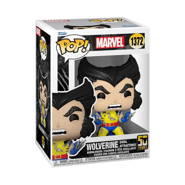 Marvel POP! Marvel Vinyl Figure Wolverine 50th - Ultimate Wolverine w/ Adamantium 9 cm 0889698774369