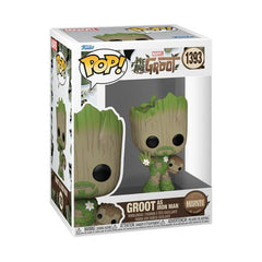 We Are Groot POP! Movies Vinyl Figure Iron Man 9 cm 0889698795166