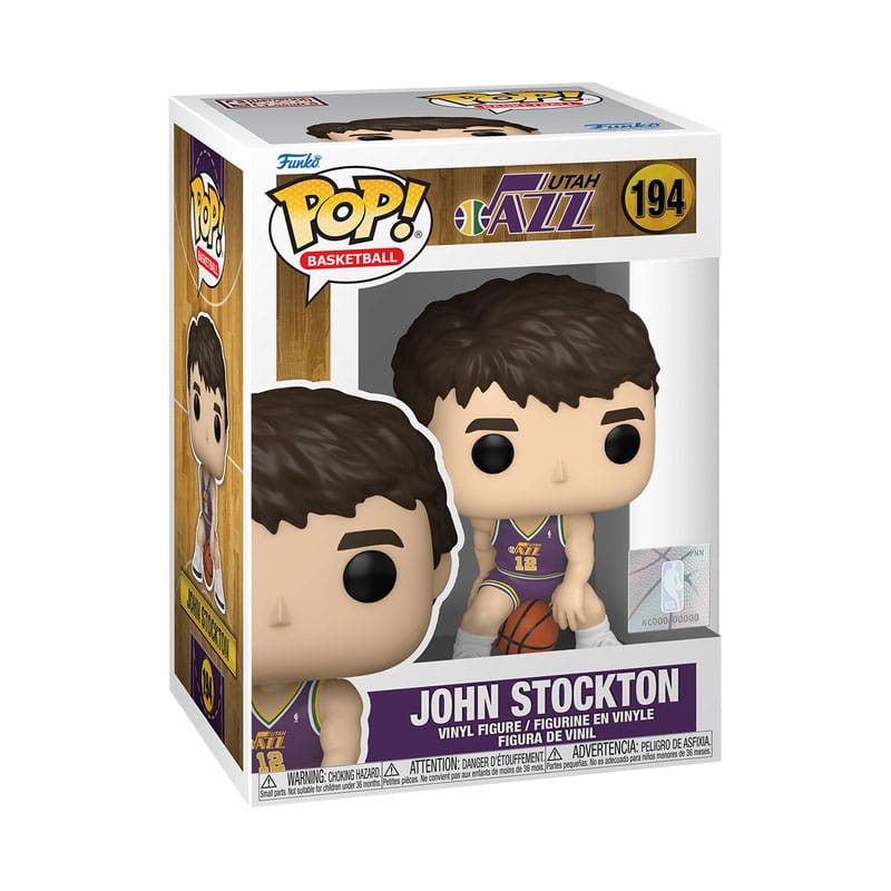 NBA Legends POP! Sports Vinyl Figure Utah Jazz: John Stockton (Rookie Season) 9 cm 0889698796798