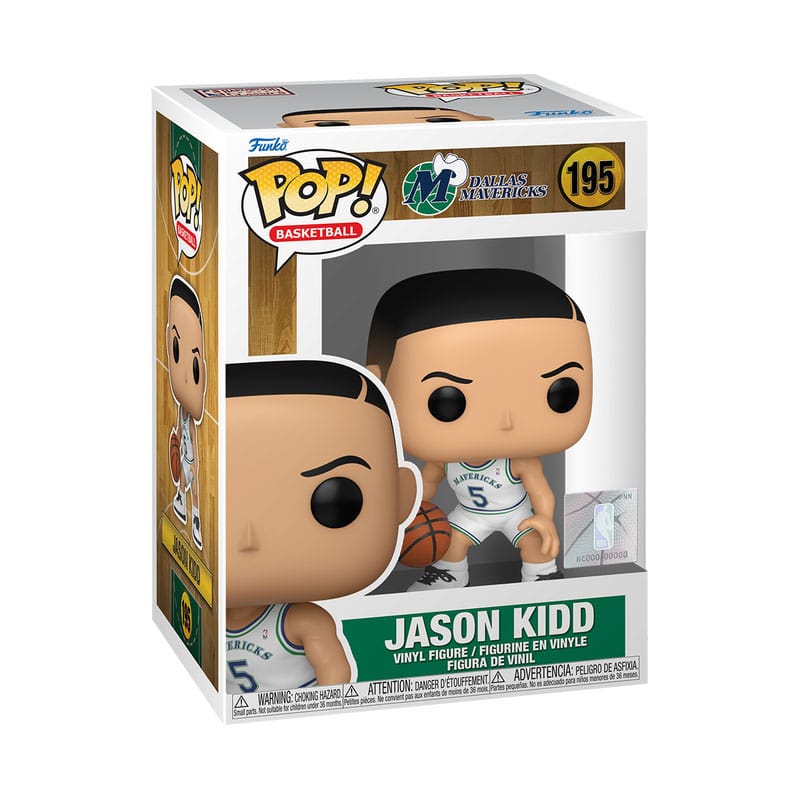 NBA Legends POP! Sports Vinyl Figure Dallas Mavericks: Jason Kidd (Rookie Season) 9 cm 0889698796804