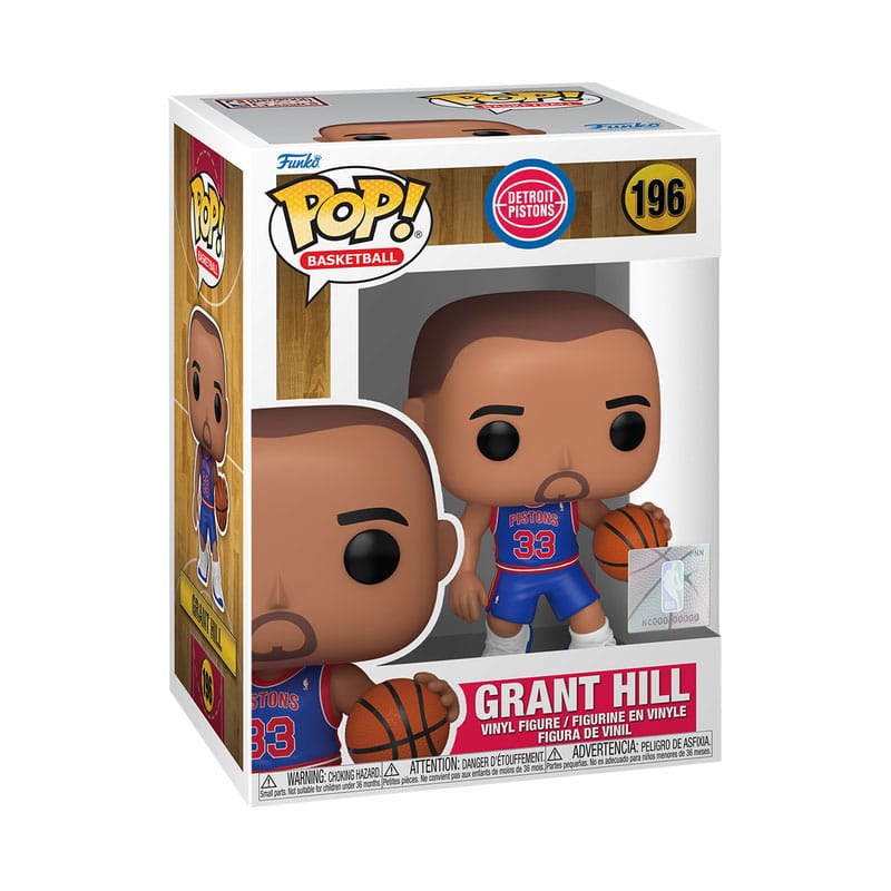 NBA Legends POP! Sports Vinyl Figure Detroit Pistons: Grant Hill (Rookie Season) 9 cm 0889698796811