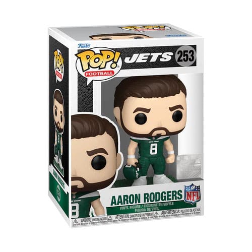 NFL: Legends POP! Sports Vinyl Figure Jets- Aaron Rodgers 9 cm 0889698796866