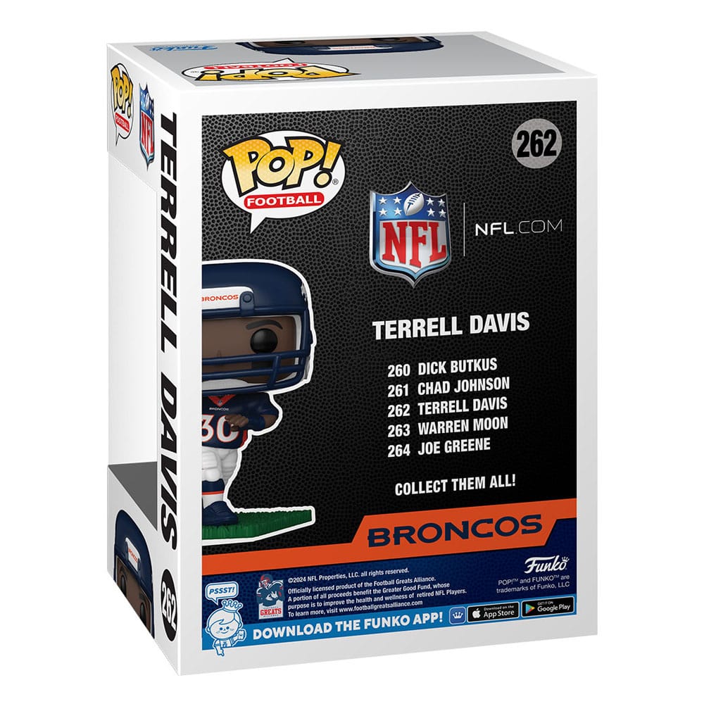 NFL: Legends POP! Sports Vinyl Figure Broncos- Terrell Davis 9 cm 0889698796996