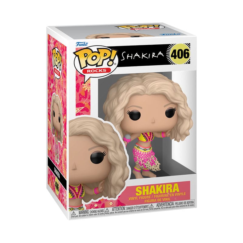 Shakira POP! Rocks Vinyl Figure Waka Waka 9 cm 0889698797115