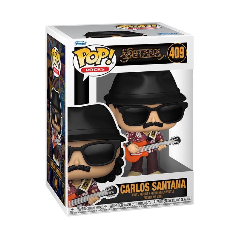 Carlos Santana POP! Rocks Vinyl Figure Carlos Santana 9 cm 0889698797122