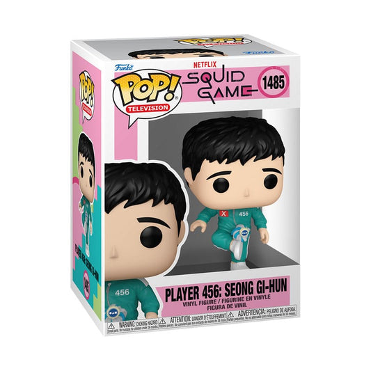 Squid Game POP! Television Vinyl Figure Player 456 Seong Gi-Hun (Kicking Jegi) 9 cm 0889698797344