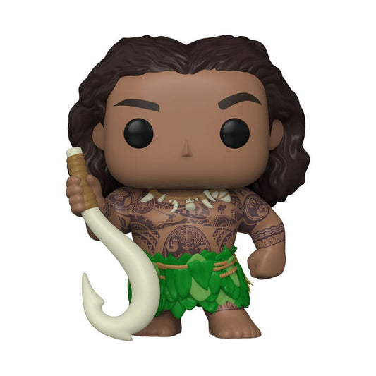 Moana 2 POP! & Buddy Vinyl Figure Maui with Fish Hook 9 cm 0889698797375