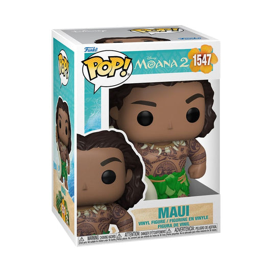 Moana 2 POP! & Buddy Vinyl Figure Maui with Fish Hook 9 cm 0889698797375