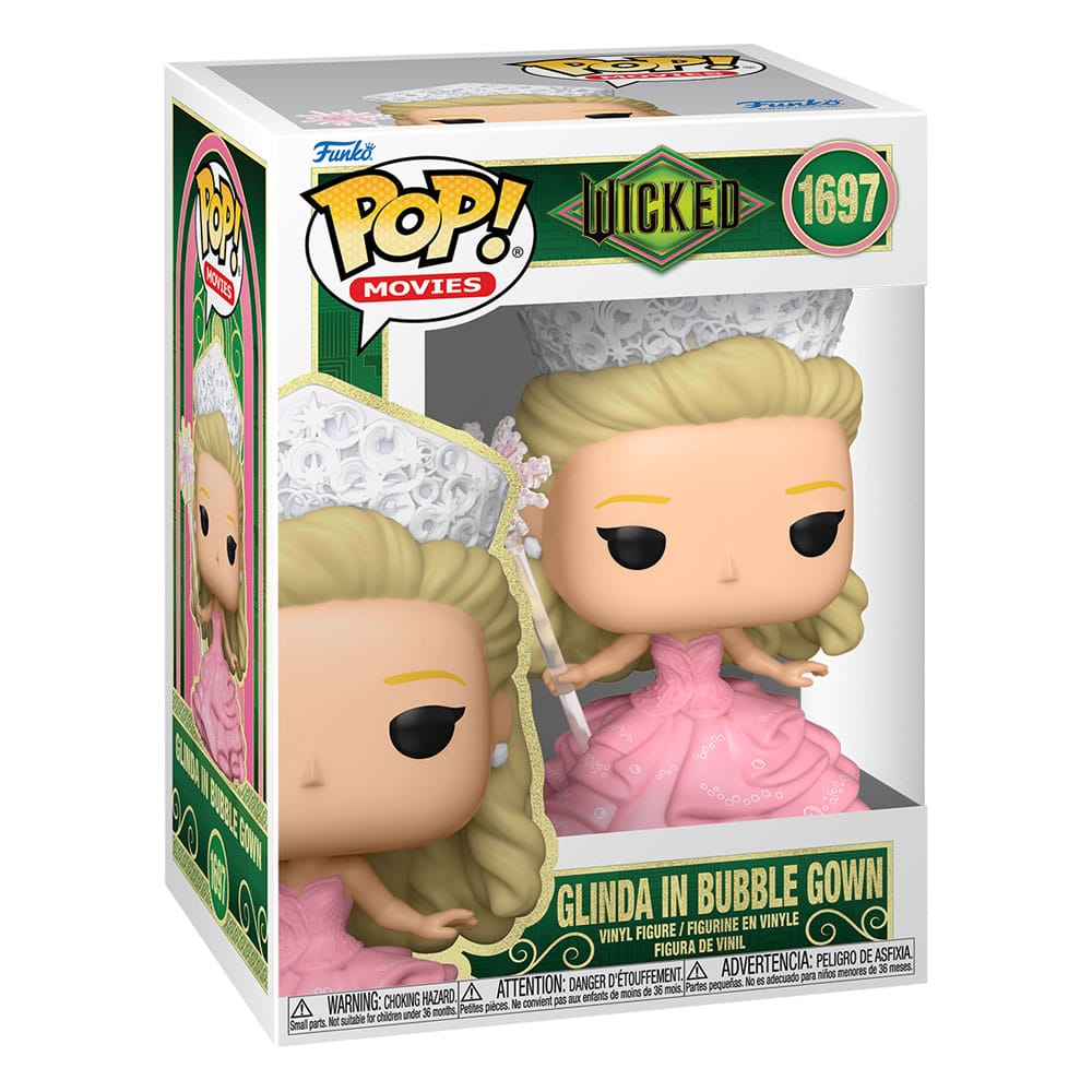 Wicked POP! Movies Vinyl Figure Glinda (Bubble Gown) 9 cm 0889698797481