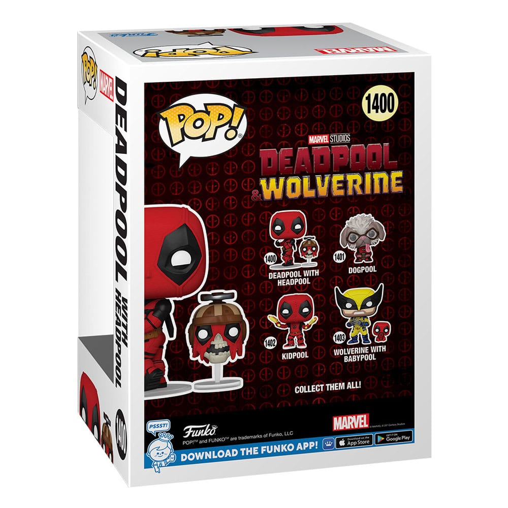 Deadpool 3 POP & Buddy! Vinyl Figure Deadpool w/Headpool 9 cm 0889698797689