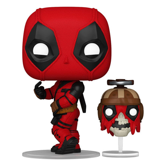 Deadpool 3 POP & Buddy! Vinyl Figure Deadpool w/Headpool 9 cm 0889698797689