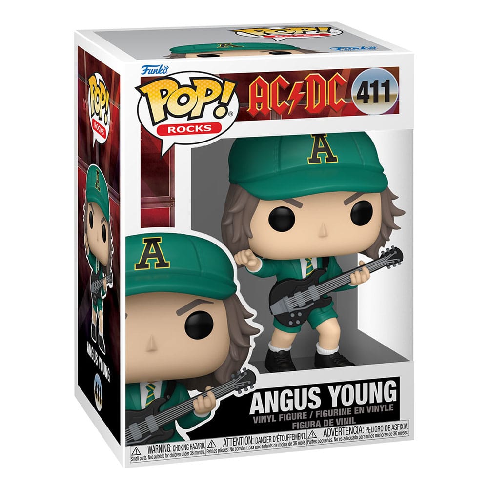 AC/DC POP! Rocks Vinyl Figure Angus Young(Green) 9 cm 0889698798044