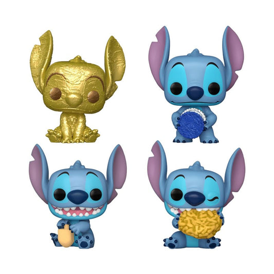 Stitch Holiday 2024 Pocket POP! Vinyl Mini figures 4-Pack Dreidel Box 4 cm 0889698799522