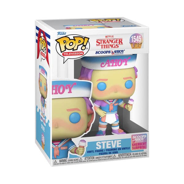 Stranger Things POP! TV Vinyl Figure Steve(Scoops Ahoy) 9 cm 0889698799980