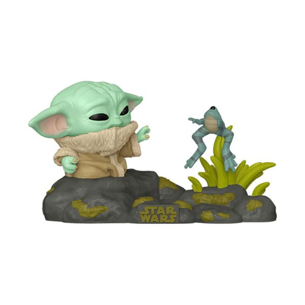 Star Wars POP! Deluxe Vinyl Figure Din Grogu w/Frog 9 cm 0889698800006