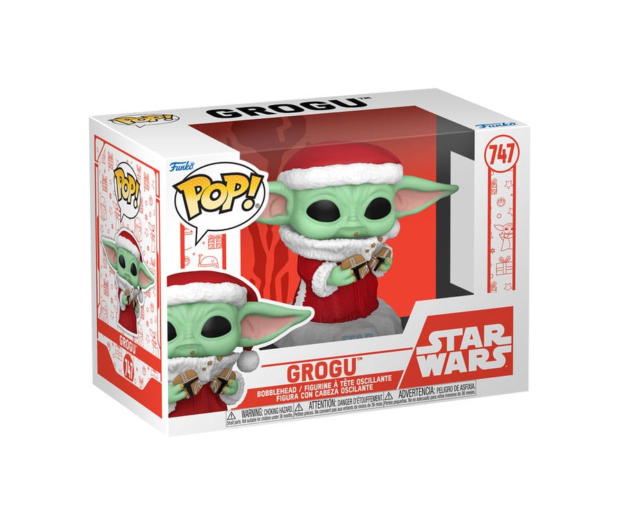 Star Wars: Mandalorian POP! Vinyl Figure Holiday Grogu 9 cm 0889698800099