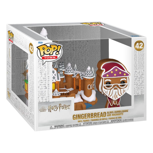 Harry Potter POP! Town Vinyl Figure Dumbledore & Hogwarts 9 cm 0889698800211