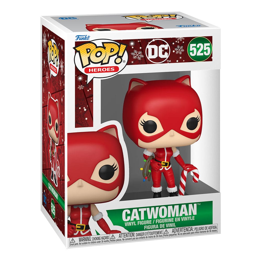 DC Comics POP! Heroes Vinyl Holiday '24- Catwoman 9 cm 0889698800280