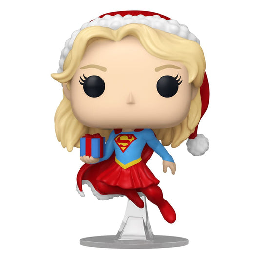 DC Comics POP! Heroes Vinyl Holiday '24- Supergirl 9 cm 0889698800310