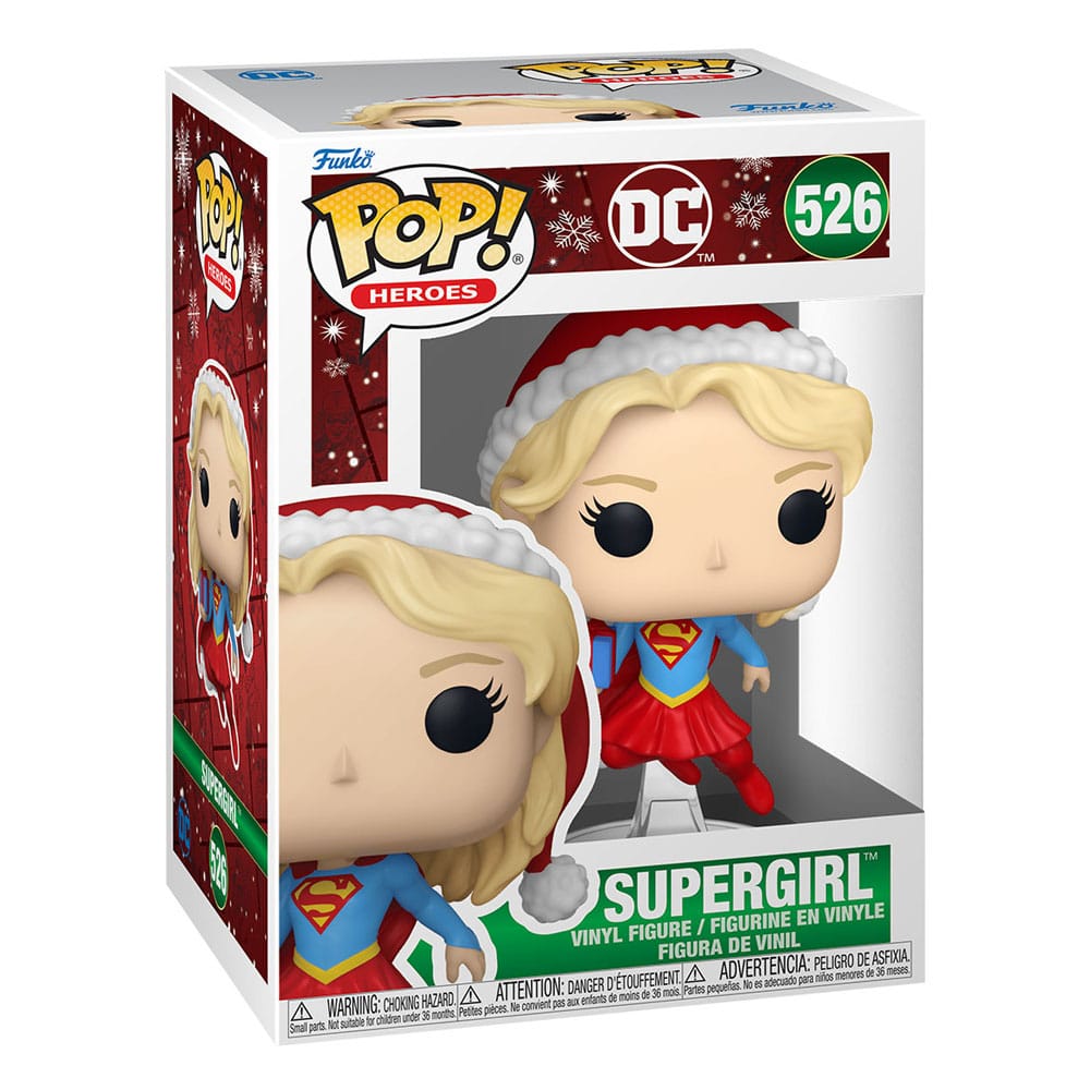 DC Comics POP! Heroes Vinyl Holiday '24- Supergirl 9 cm 0889698800310