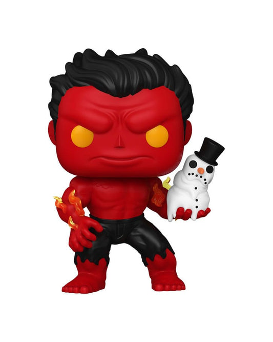 Marvel POP! Vinyl Figure Holiday Red Hulk 9 cm 0889698800341