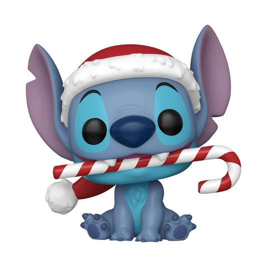 Disney POP! Vinyl Figure Holiday Stitch w/CC 9 cm 0889698800365