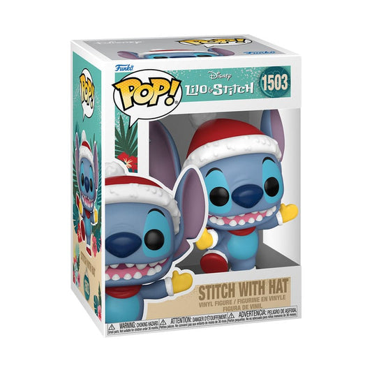 Disney POP! Vinyl Figure Holiday Stitch w/Hat 9 cm 0889698800372