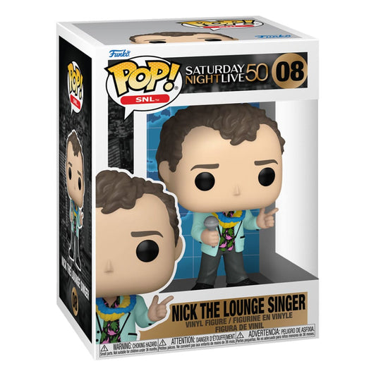 Saturday Night Live POP! Movies Vinyl Figure 50th Anniversary Nick the Lounge Singer 9 cm 0889698800655