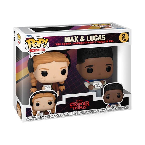 Stranger Things POP! Animation Vinyl Figures 2-Pack Max & Lucas 9 cm 0889698801393