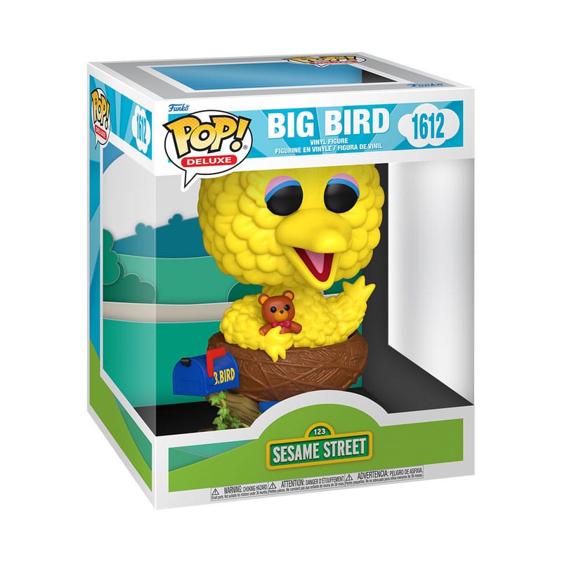 Sesame Street POP! Deluxe Vinyl Figure Big Bird in Nest 17 cm 0889698801416