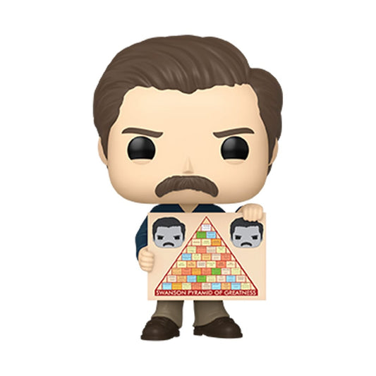 Parks and Recreation 15th Anniversary POP! TV Vinyl Figure Ron 9 cm 0889698801751