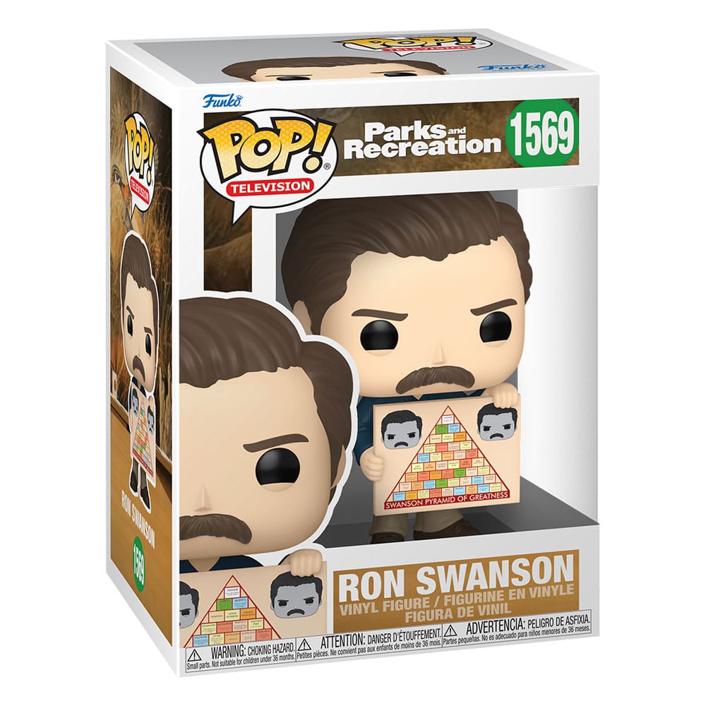 Parks and Recreation 15th Anniversary POP! TV Vinyl Figure Ron 9 cm 0889698801751