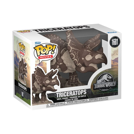 Jurassic Park Fossil POP! Movies Vinyl Figure Triceratops 9 cm 0889698802246