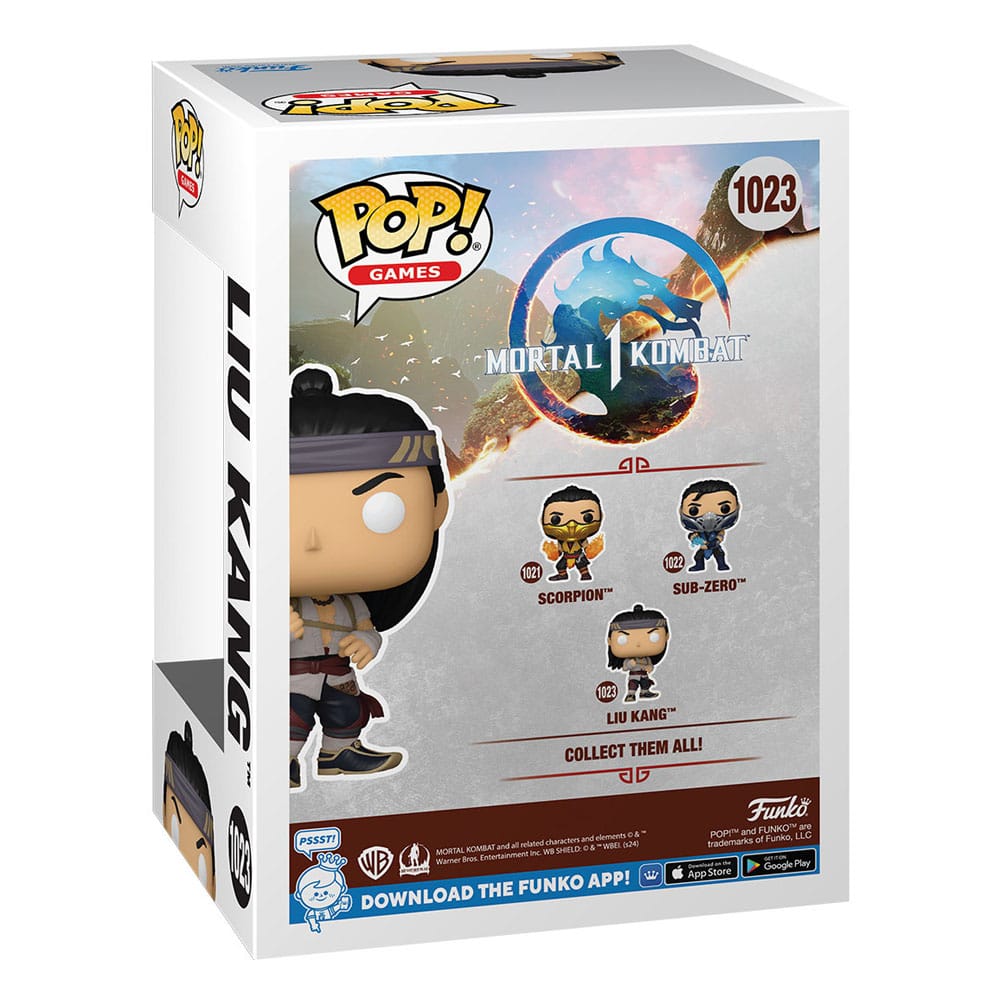 Mortal Kombat POP! Games Vinyl Figure Liu Kang (God of Fire) 9 cm 0889698802765