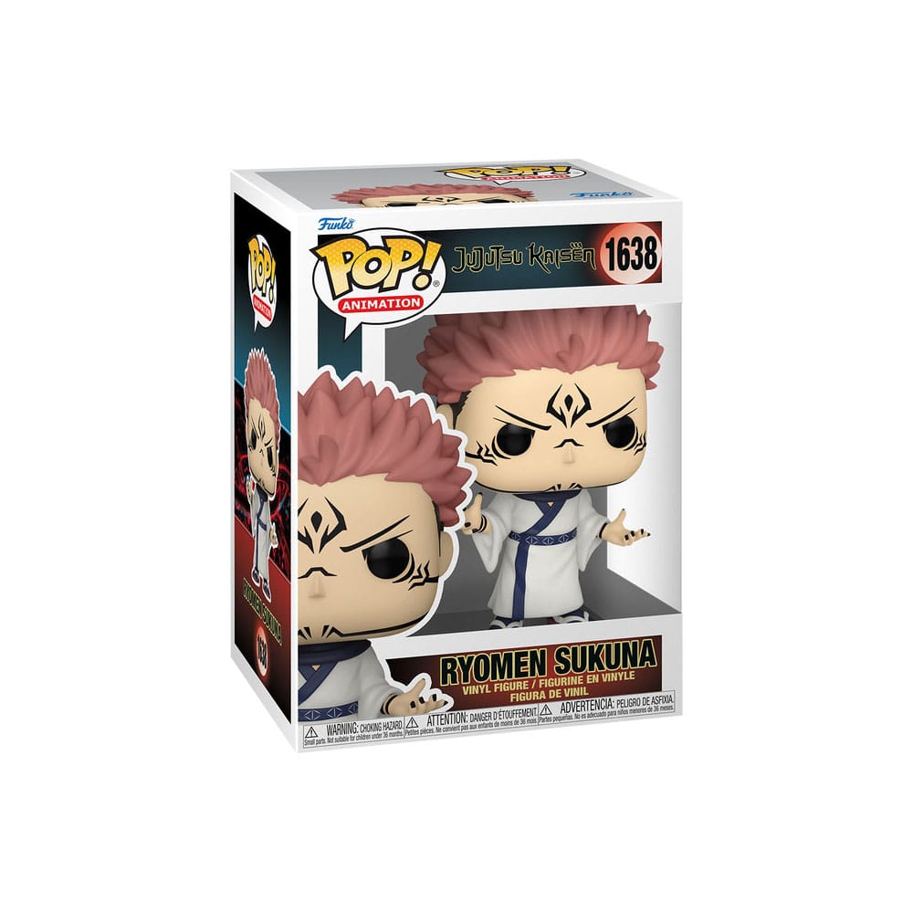 Jujutsu Kaisen POP! Animation Vinyl Figures Sukuna 9 cm 0889698802826