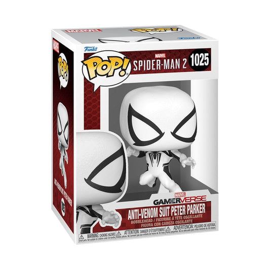 Spiderman 2 POP! Games Vinyl Figure Anti-Venom Peter 9 cm 0889698803274