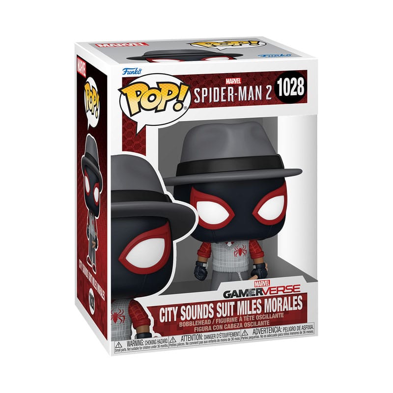 Spiderman 2 POP! Games Vinyl Figure City Sounds Miles 9 cm 0889698803304