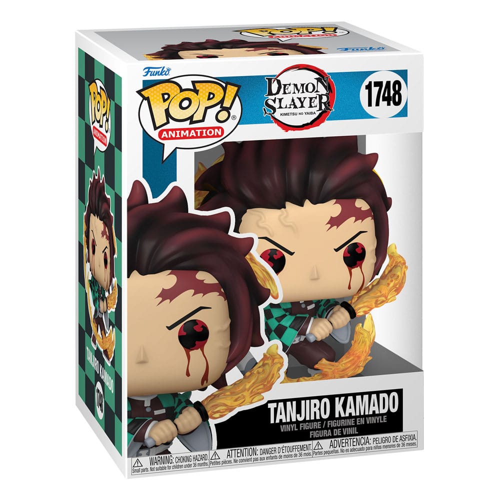 Demon Slayer: Kimetsu no Yaiba POP! Animation Vinyl Figures Tanjiro(Sun Breathing) 9 cm 0889698803342