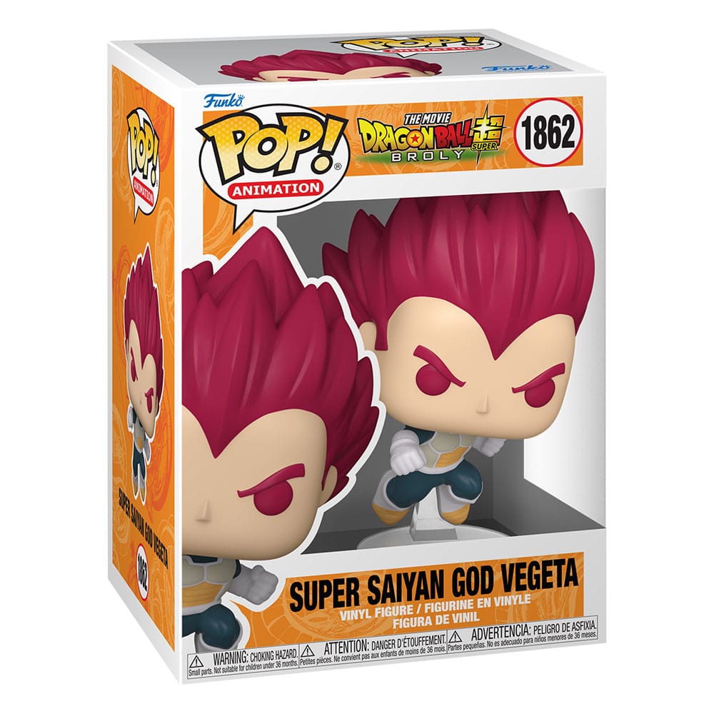 Dragon Ball Super: Broly POP! Animation Vinyl Figure SSG Vegeta 9 cm 0889698803625