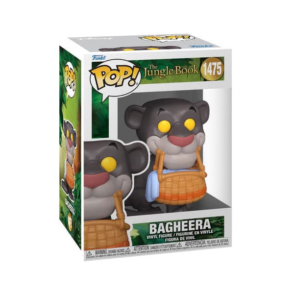 The Jungle Book POP! Disney Vinyl Figure Bagheera w/basket 9 cm 0889698807869