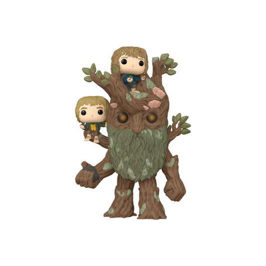 The Lord of the Rings Super Sized POP! Animation Vinyl Figure Treebeard w/Mary & Pip 15 cm 0889698808347