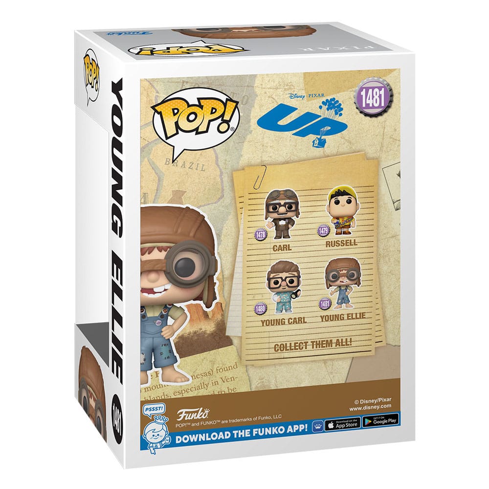 Up! 2 POP! Movies Vinyl Figure Young Ellie 9 cm 0889698808392