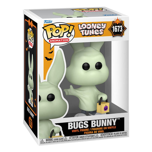 Looney Tunes POP! Television Vinyl Figure Halloween Bugs Bunny(Ghost) 9 cm 0889698808705